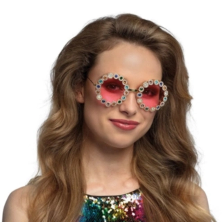 Hippie Diamantblommor Glasögon