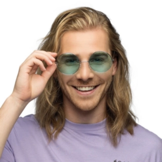 Hippie XL Partyglasögon Grön