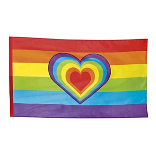 Pride Hjärta Flagga