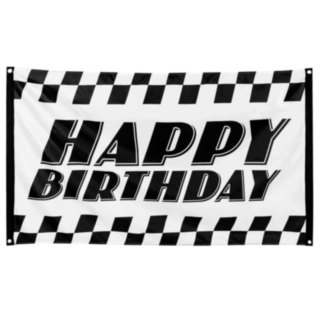 Happy Birthday Racerflagga