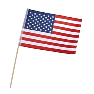 USA Flagga På Pinne