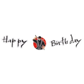 Ninja Party Happy Birthday Girlang
