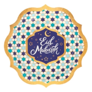 Eid Mubarak Papptallrikar