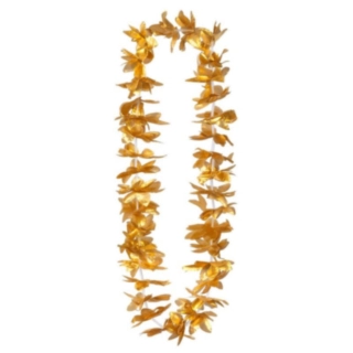 Hawaii Blomsterkrans Guld
