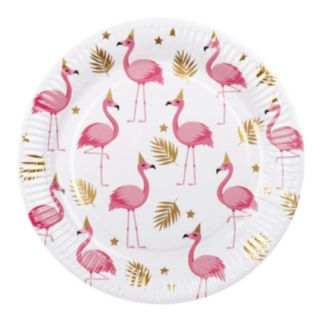 Tallrikar Pink Flamingo