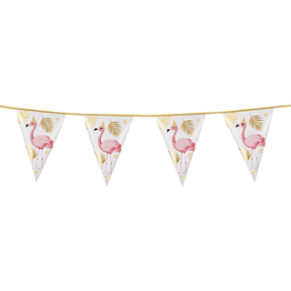 Rosa Flamingo Vimpelgirlang