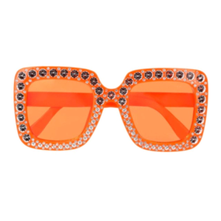 Bling Glasögon Orange