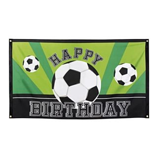 Fotboll Happy Birthday Banderoll