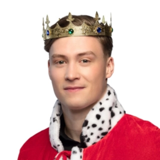 Kungakrona Metall Guld