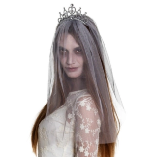 Spökprinsessa Hårband & Slöja