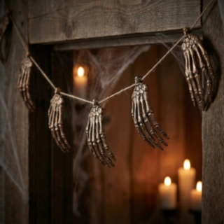 Skeletthänder Girlang