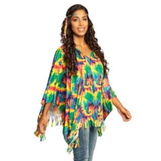 Tie Dye Hippie Maskeraddräkt