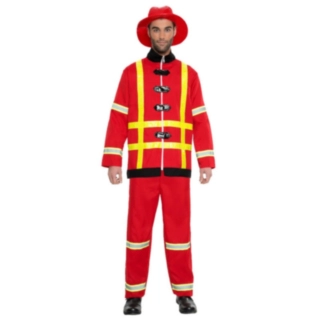 Klassisk Brandman Maskeraddräkt