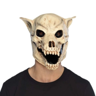 Hund Skelett Mask
