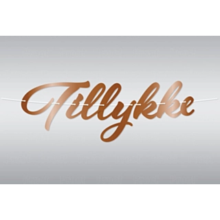 Girlang Tillykke Koppar