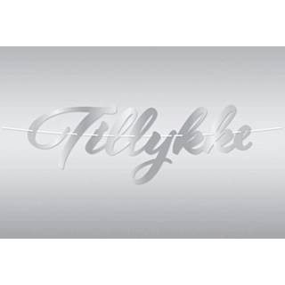 Girlang Tillykke Silver