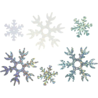 Snöflingor Paljettkonfetti