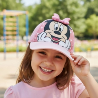 Minnie Mouse® Rosett Keps Ljusrosa