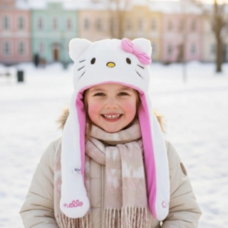 Hello Kitty® Mössa Vit/Ljusrosa