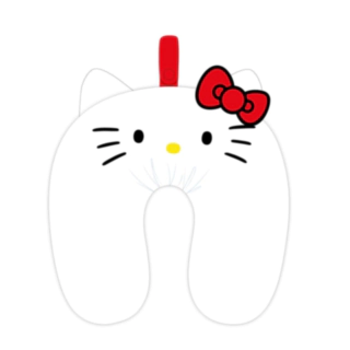 Hello Kitty® Nackkudde Vit
