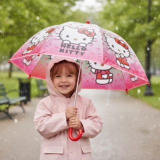 Hello Kitty® Paraply Rosa