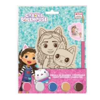 Gabbys Dockskåp® Målningsbara Träfigurer