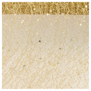 Glitter Bordslöpare Guld