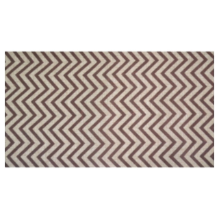 Chevron Jute Bordslöpare Brun