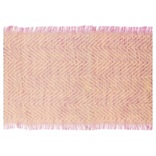 Jute Chevron Bordslöpare Rosa