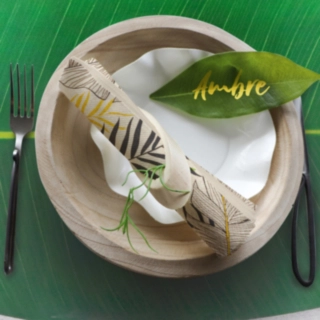 Servettringar Bambu Eco