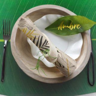 Servettringar Bambu Eco