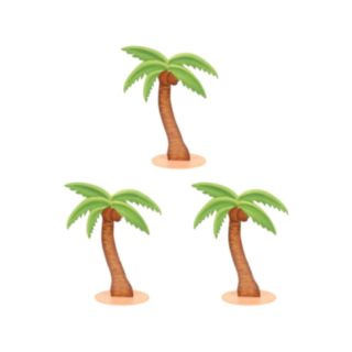 Palmträd Bordsdekoration