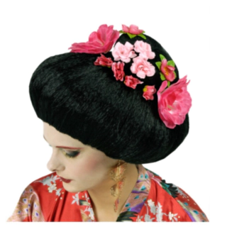 Geisha Peruk Svart