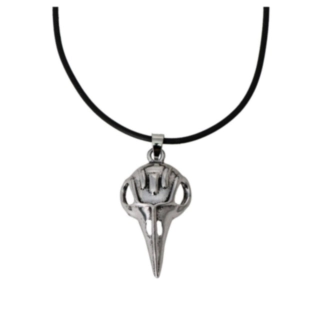 Plague Doctor Halsband Silver