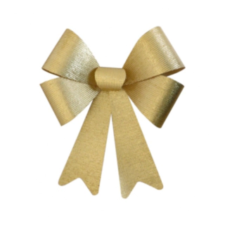 Glitterrosett Guld