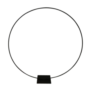 Dekorationsring På Fot Svart