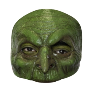 Häxa Halvmask Grön