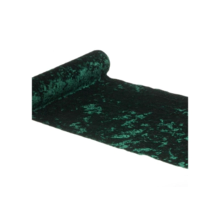 Velour Bordslöpare Mörkgrön