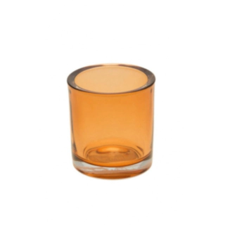 Glas Värmeljushållare Bärnsten