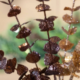 Glitter Eukalyptus Kvist Brun