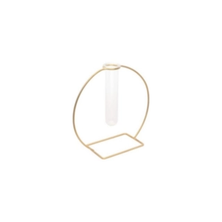 Blomvas Glas Guld