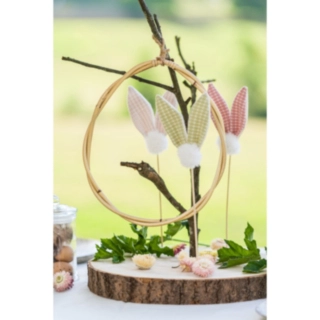 Rattan Ägg Dekoration Natur