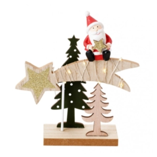 Jultomte På Stjärnfall Trädekoration