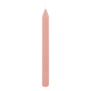 Räfflat Stearinljus Rosa