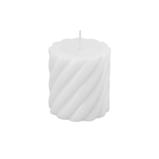 Spiral Blockljus Vit