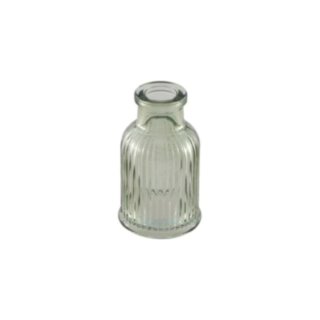Mini Räfflad Glasvas Salviagrön