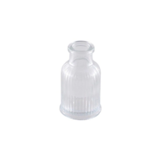 Mini Räfflad Glasvas