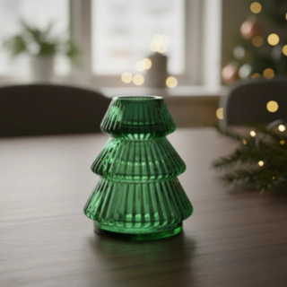 Julgran Ljusstake Grön