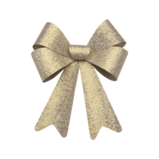 Glitterrosett Guld
