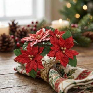 Julstjärna Stjälk Röd